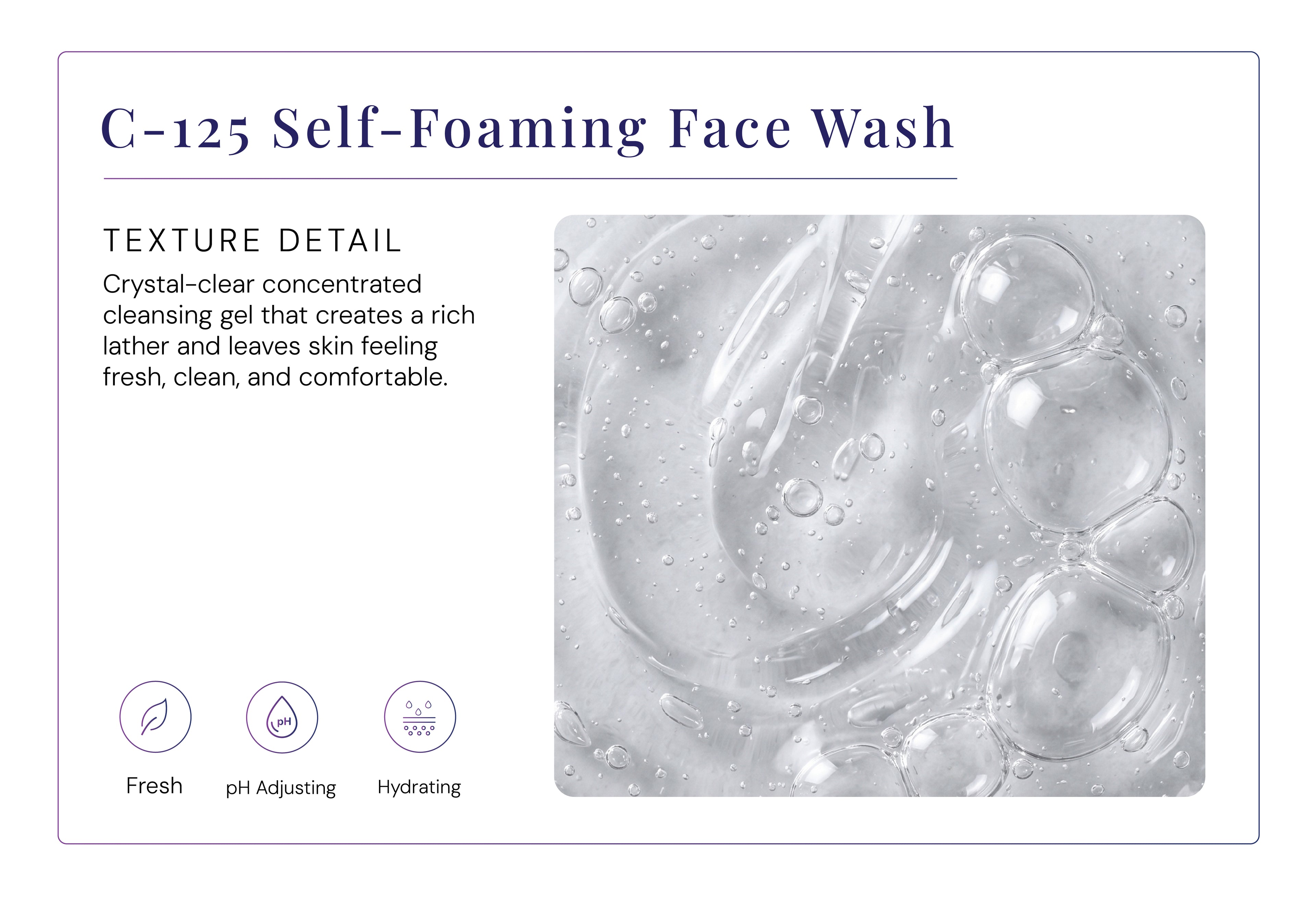 C-125 Self-Foaming Face Wash