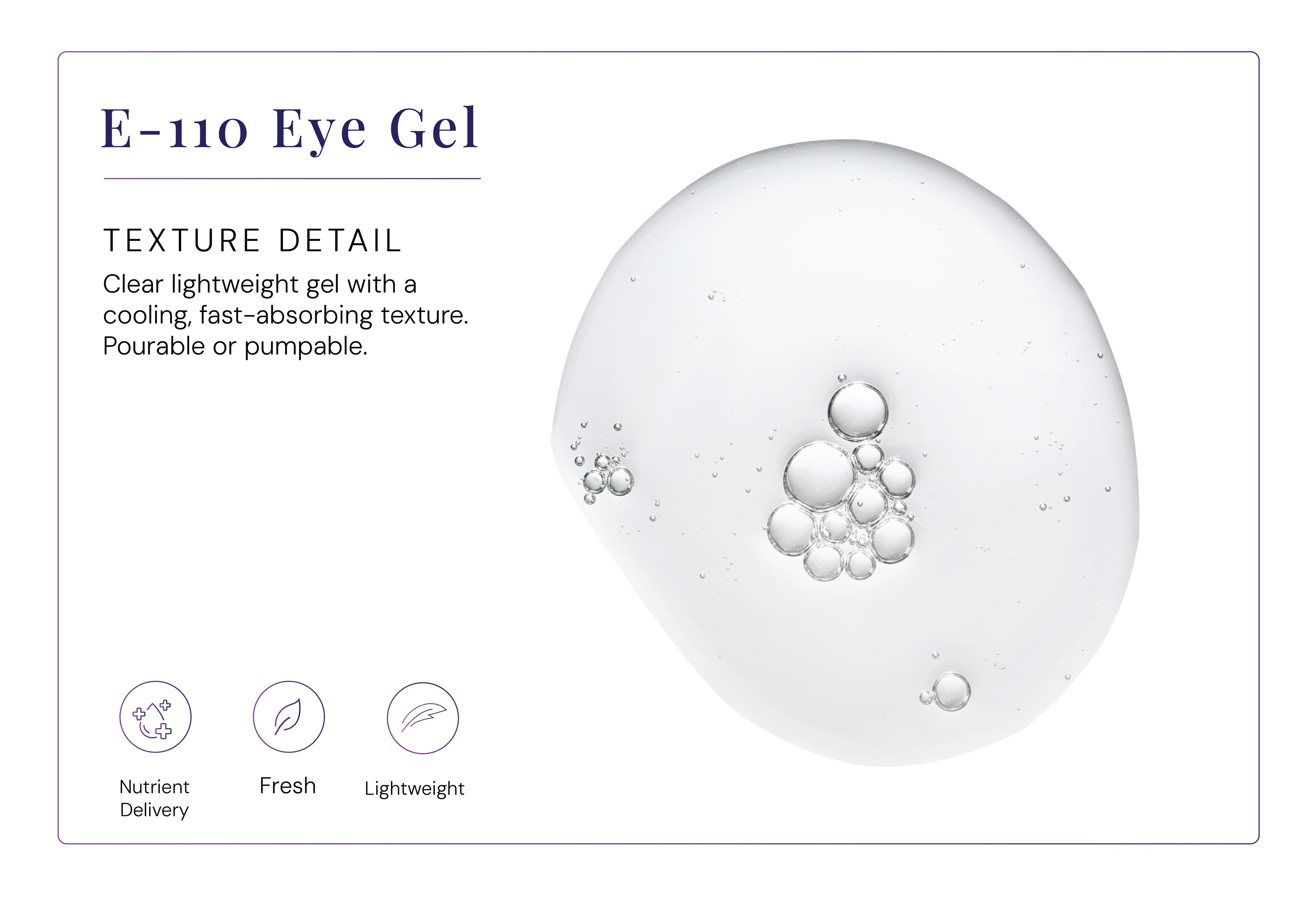 E-110 Eye Gel – Lightweight