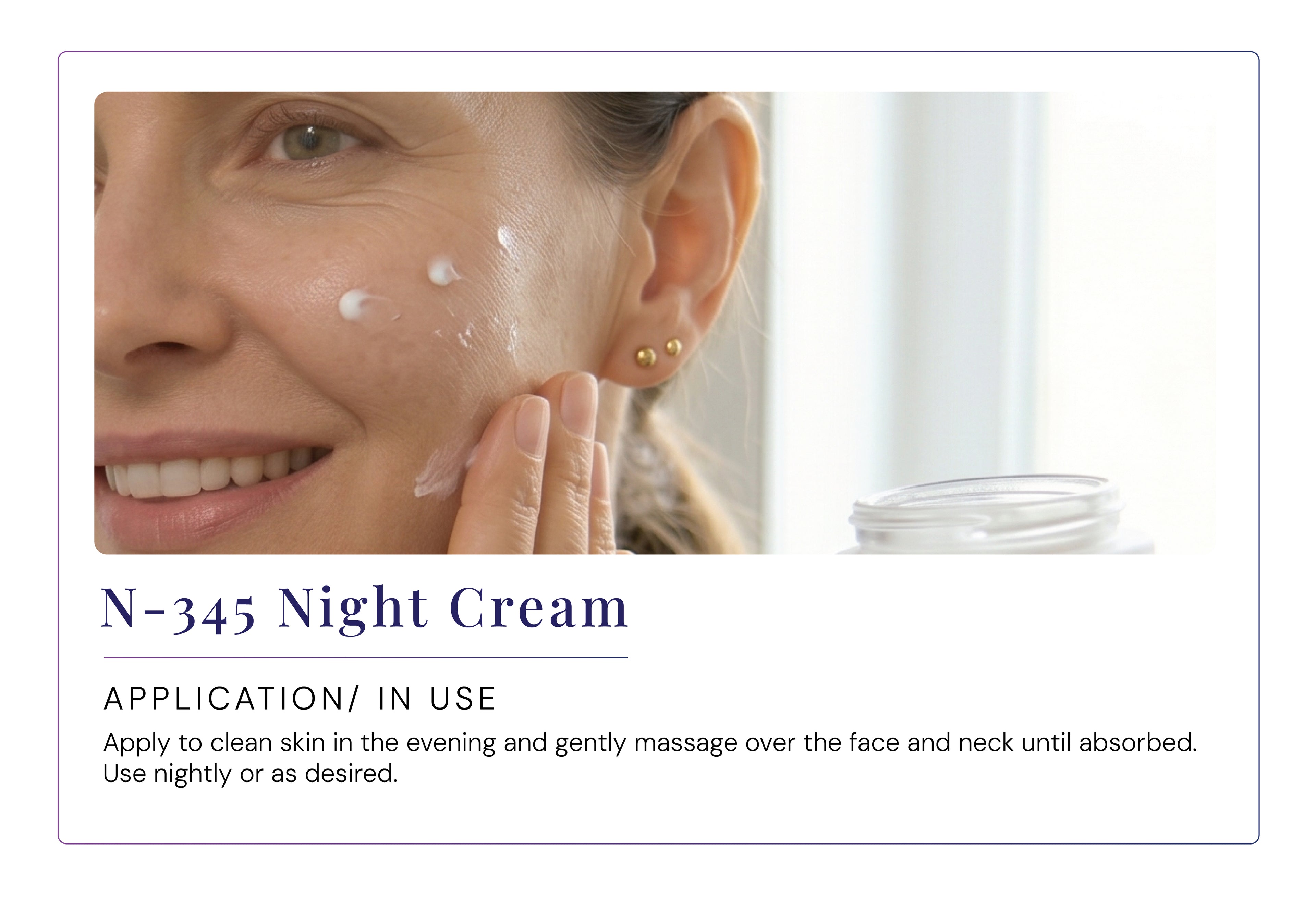 N-345 Night Cream – Midweight