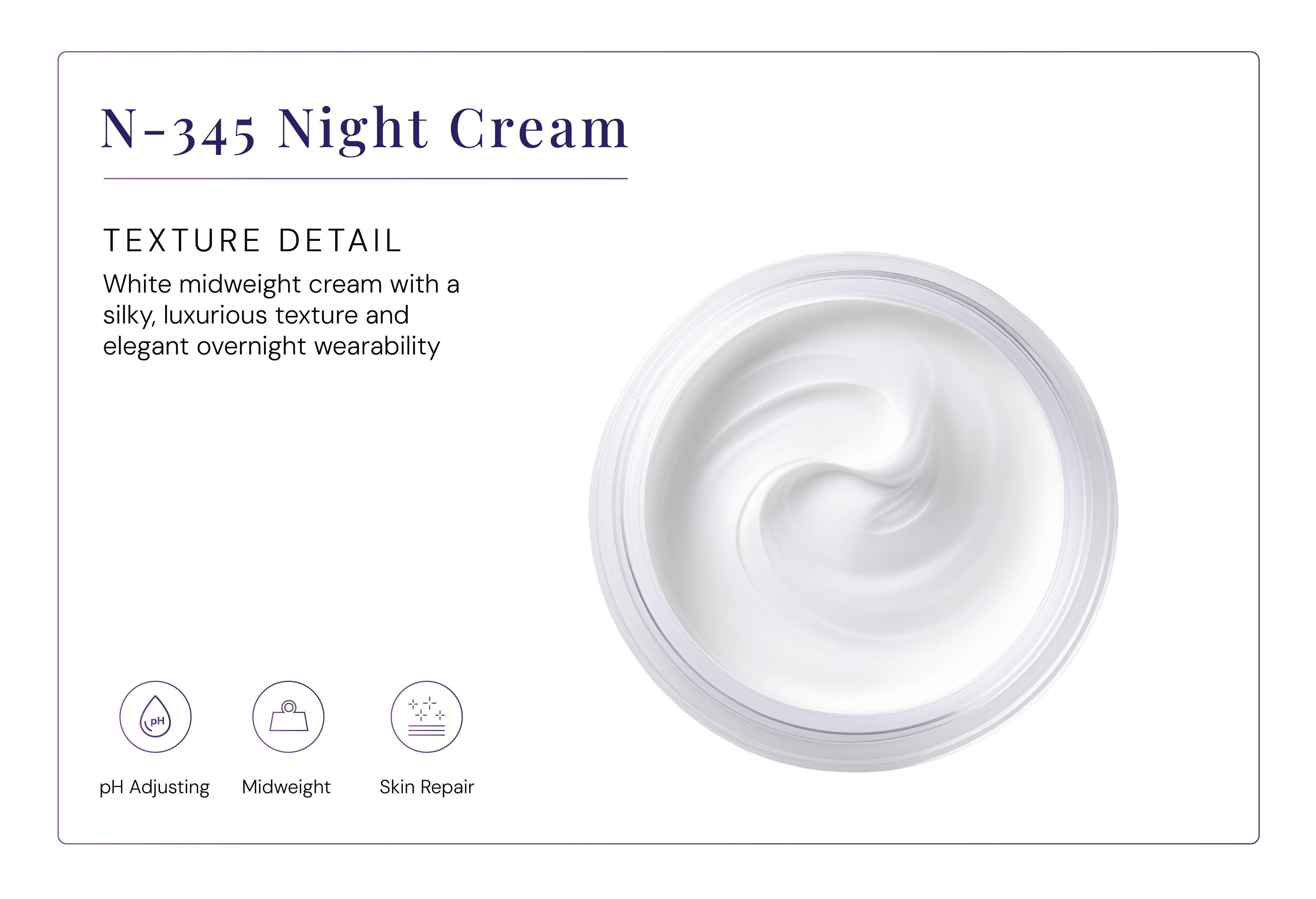 N-345 Night Cream – Midweight